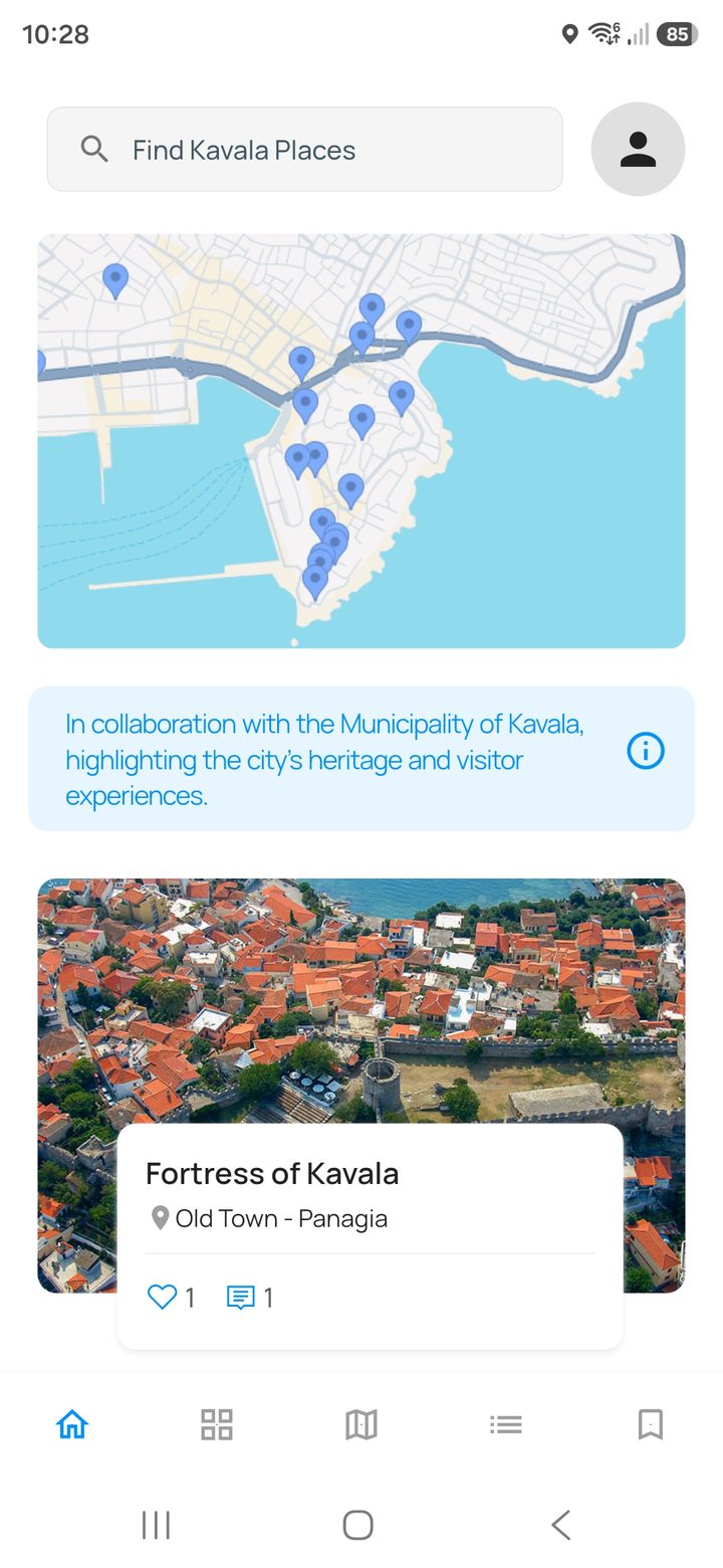 Kavala Places app